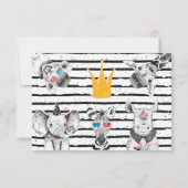 Wild Party Animal Dankeschön Card Dankeskarte (Rückseite)