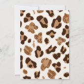 Wild Party Pastel Lion Einladung zum Geburtstag (Rückseite)