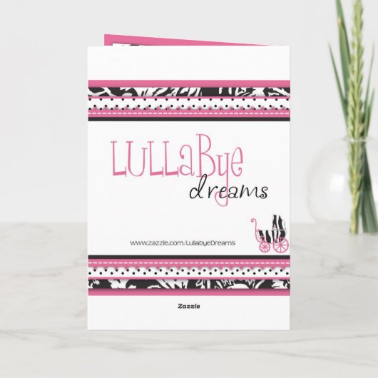 Wild Patchwork TY Card Dankeskarte (Rückseite)