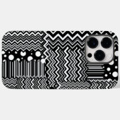 Wild Patchwork Zig-Zags Case-Mate iPhone Hülle (Rückseite (Horizontal))