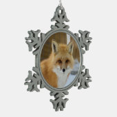 Wild Paws Alfalfa Snowflake Framed Ornament (Links)