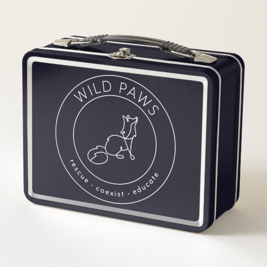 Wild Paws Metal Lunchbox (Vorderseite)