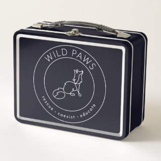 Wild Paws Metall-Lunchbox Metall Brotdose