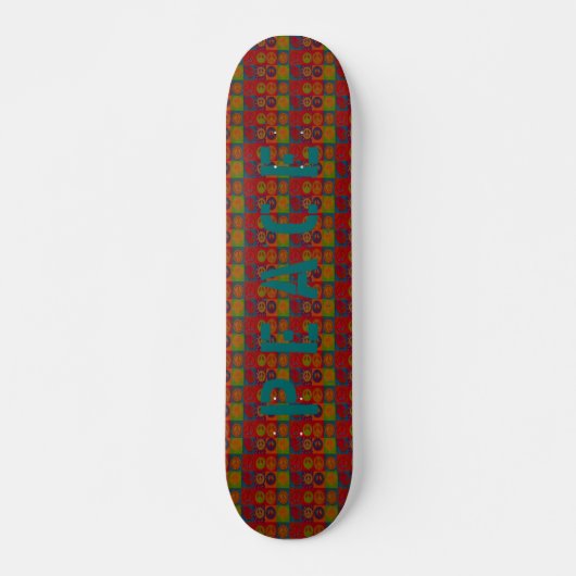 Wild Peace Signs ~ Skateboard Retro (Vorne)
