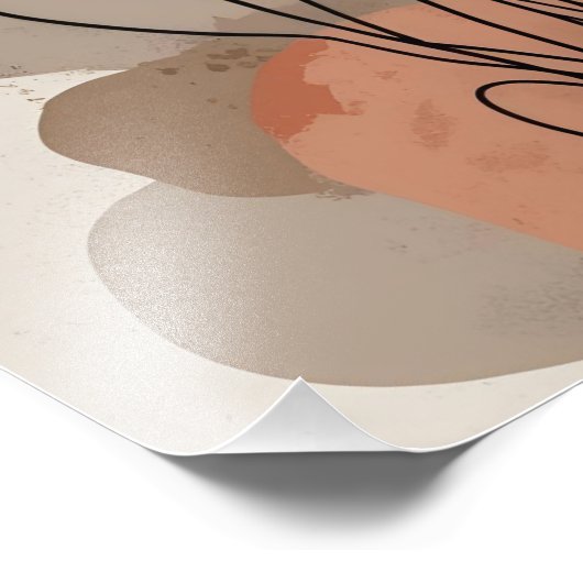 Wild Petal Whispers Fotodruck (Ecke)