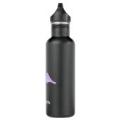 Wild Petunia Bloom, Personalisiert Edelstahlflasche (Rechts)