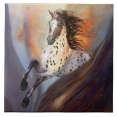 Wild Pferd 2 Fliesen (Vorderseite)