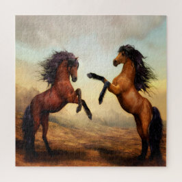 Wild Pferd-Absperrung Puzzle
