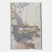 Wild Pferd Blick Geschirrtuch (Vertikal)