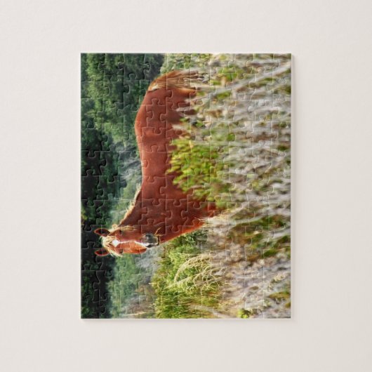 Wild Pferd Staredown Puzzle (Vertikal)