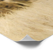 Wild Pferd, Steens Mountains Poster (Ecke)