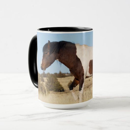 Wild Pferd, Steens Mountains Tasse (Vorderseite Links)