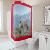 WILD PFERDE DES UTAH GRAZING PINTO DUSCHVORGANGS DUSCHVORHANG (Beispiel)