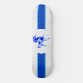 Wild Pferde Skateboard - Blau (Vorderseite)
