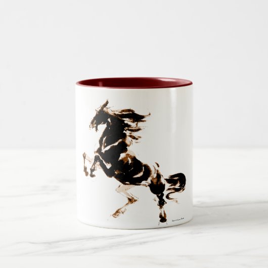 Wild Pferde Tasse (Mittel)
