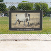 WILD PFERDE VON UTAH Banner MIT BAUMETEN (Insitu)