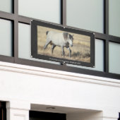 WILD PFERDE VON UTAH Banner MIT BAUMETEN (Äußeres Gebäude)