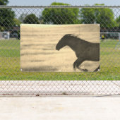 WILD PFERDE VON UTAH BANNER MIT GROMMET (Insitu)