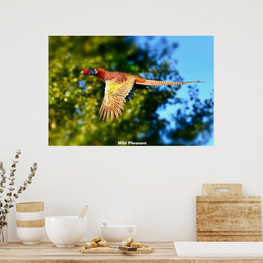 Wild Pheasant Poster (Küche)