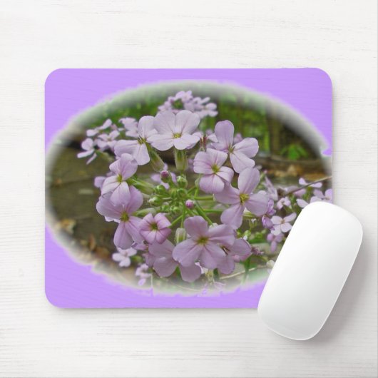 Wild Phlox Mousepad (Mit Mouse)