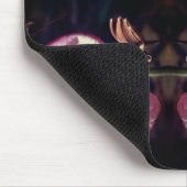 Wild Pink Lady Slipper Orchid Pair Personalisiert Mousepad (Ecke)