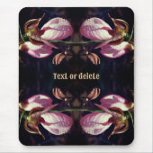 Wild Pink Lady Slipper Orchid Pair Personalisiert Mousepad (Vorne)