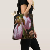 Wild Pink Lady Slipper Orchid Pair Tasche (Von Nahem)