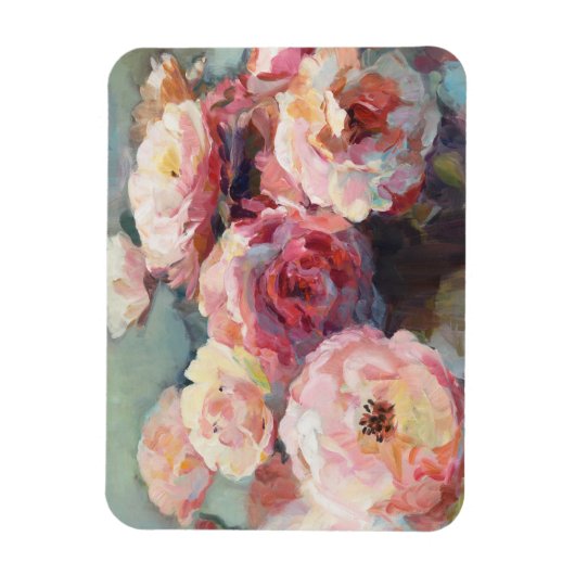 Wild Pink Roses Magnet (Vertikal)