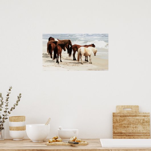 Wild Ponies Poster (Küche)