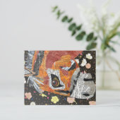 Wild Pony Postkarte (Stehend Vorderseite)