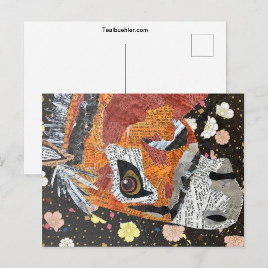 Wild Pony Postkarte (Vorne/Hinten)