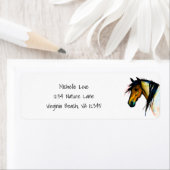 Wild Pony | Wasserfarbene Rücksendeadresse (Insitu)