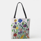 Wild Poppie Tote Bag Tasche (Rückseite)