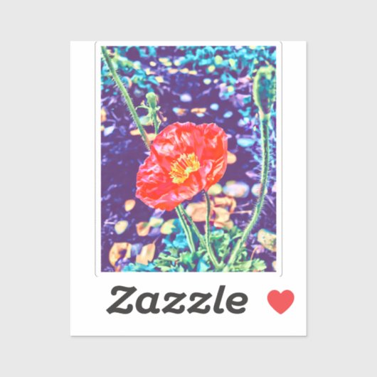 Wild Poppies Vinyl Sticker (Blatt)