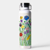 Wild Poppies Wasserflasche Trinkflasche (Rückseite)