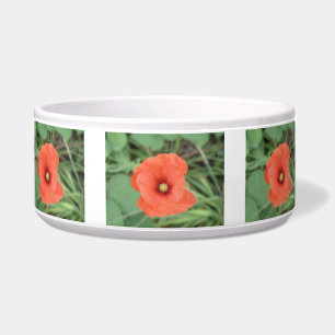 Wild Poppy Blume Dog Bowl Napf