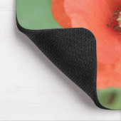 Wild Poppy Blume Mousepad (Ecke)