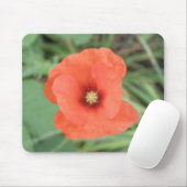 Wild Poppy Blume Mousepad (Mit Mouse)