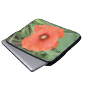 Wild Poppy Blume Notebook-Tasche Laptopschutzhülle (Vorne Knopf)