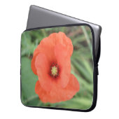 Wild Poppy Blume Notebook-Tasche Laptopschutzhülle (Vorderseite Links)