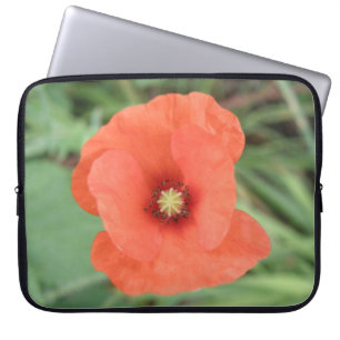 Wild Poppy Blume Notebook-Tasche Laptopschutzhülle