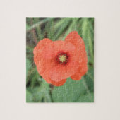 Wild Poppy Blume Puzzle (Vertikal)