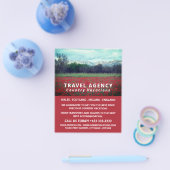 Wild Poppy Field, Reiseagentur Advert Flyer (Einzeln)