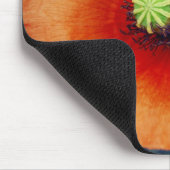Wild Poppy Macro Fotografy Mousepad (Ecke)