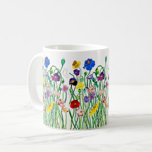 Wild Poppy Tasse (Vorderseite Links)