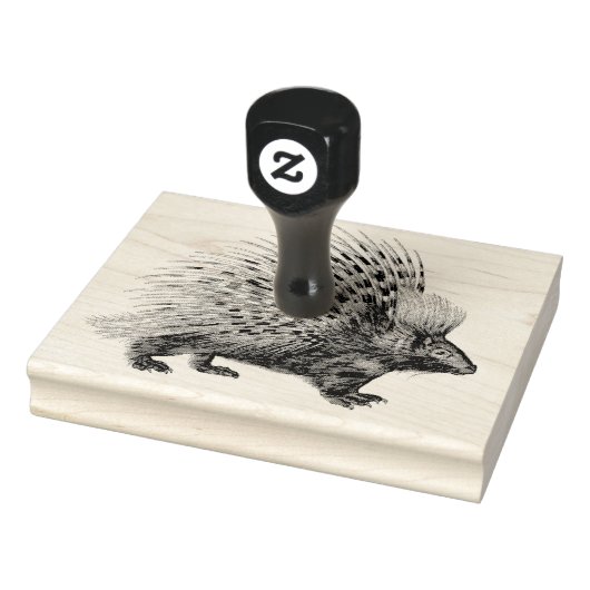 Wild Porcupine | Briefmarke Gummistempel (Stempel)