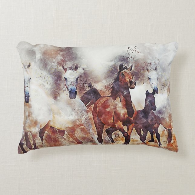 WILD PORSES DURCH PILLOW DEKOKISSEN (Vorderseite)