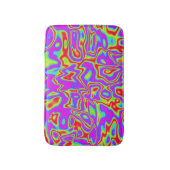 Wild Psychedelic Liquid Colors Badematte (Vorderseite Vertikal)
