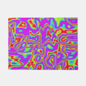 Wild Psychedelic Liquid Colors Fußmatte (Vorderseite)