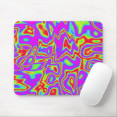 Wild Psychedelic Liquid Colors Mousepad (Mit Mouse)
